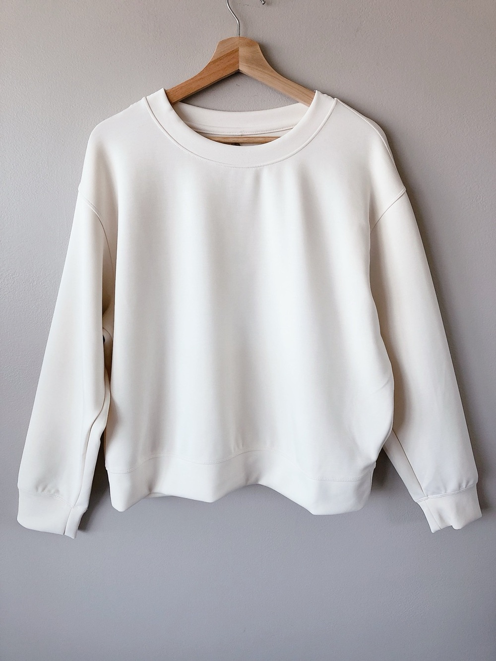 A New Day Crewneck Sweater in Cream Womens size medium top